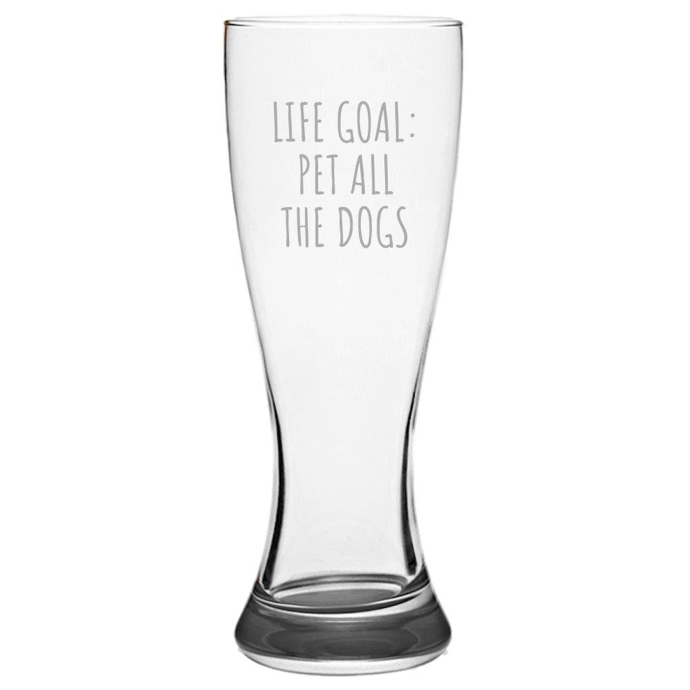 Dog Sitter Gift Pet Sitting Beer Glass Dog Walker Gift Cute Dog Lover Gift Pet All The Dogs Pilsner Glass Graphic Tee – Everyday Comfort · High-Quality Print