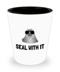 Funny Seal Gift Seal Shot Glass Seal Lover Present Cute Seal Gift Seal With It Graphic Tee – Soft Feel · Must-Have Style