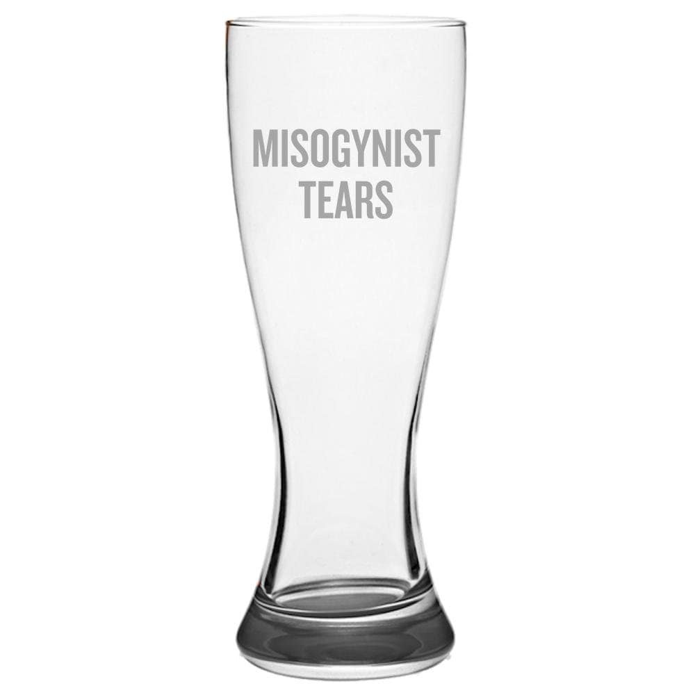 Feminist Beer Glass Feminism Gift Women39s Rights Gender Equality Misogynist Tears Pilsner Glass Graphic Tee – Premium Graphic · Trending Graphic Apparel