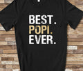 Best Popi Ever Shirt Popi Gift from Granddaughter Grandson Birthday Fathers Day Christmas Gifts for Popi Graphic Tee – Fan Favorite · Top Pick For Any Outfit