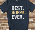 Best Boppa Ever Shirt Boppa Gift from Granddaughter Grandson Birthday Fathers Day Christmas Gifts for Boppa Graphic Tee – Everyday Comfort · Top Pick For Any Outfit