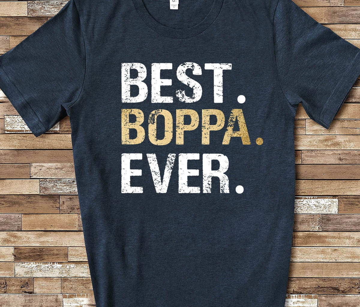 Best Boppa Ever Shirt Boppa Gift from Granddaughter Grandson Birthday Fathers Day Christmas Gifts for Boppa Graphic Tee – Everyday Comfort · Top Pick For Any Outfit