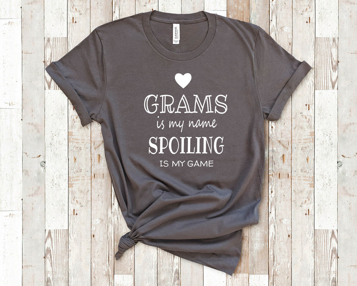 Grams Is My Name Grandma Tshirt Special Grandmother Gift Idea for Mother39s Day Birthday Christmas or Pregnancy Reveal Announcement Graphic Tee – Premium Graphic · Top Pick For Any Outfit