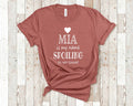 Mia Is My Name Grandma Tshirt Special Grandmother Gift Idea for Mother39s Day Birthday Christmas or Pregnancy Reveal Announcement Graphic Tee – Feel-Good Design · Great Gift For Fans