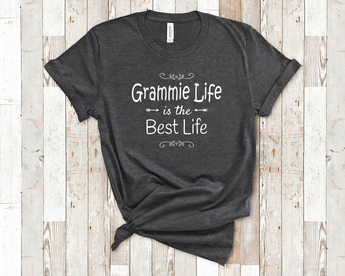 Grammie Life Is The Best Life Grammie Shirt for Grammie Gifts Birthday Christmas Present for Grammie Graphic Tee – Aesthetic Look · Perfect For Daily Wear