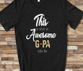 Awesome GPa Shirt Tshirt GPa Gift from Granddaughter Grandson Fathers Day Birthday Christmas Grandparent Gifts for GPa Graphic Tee – Bold Style · Perfect For Daily Wear