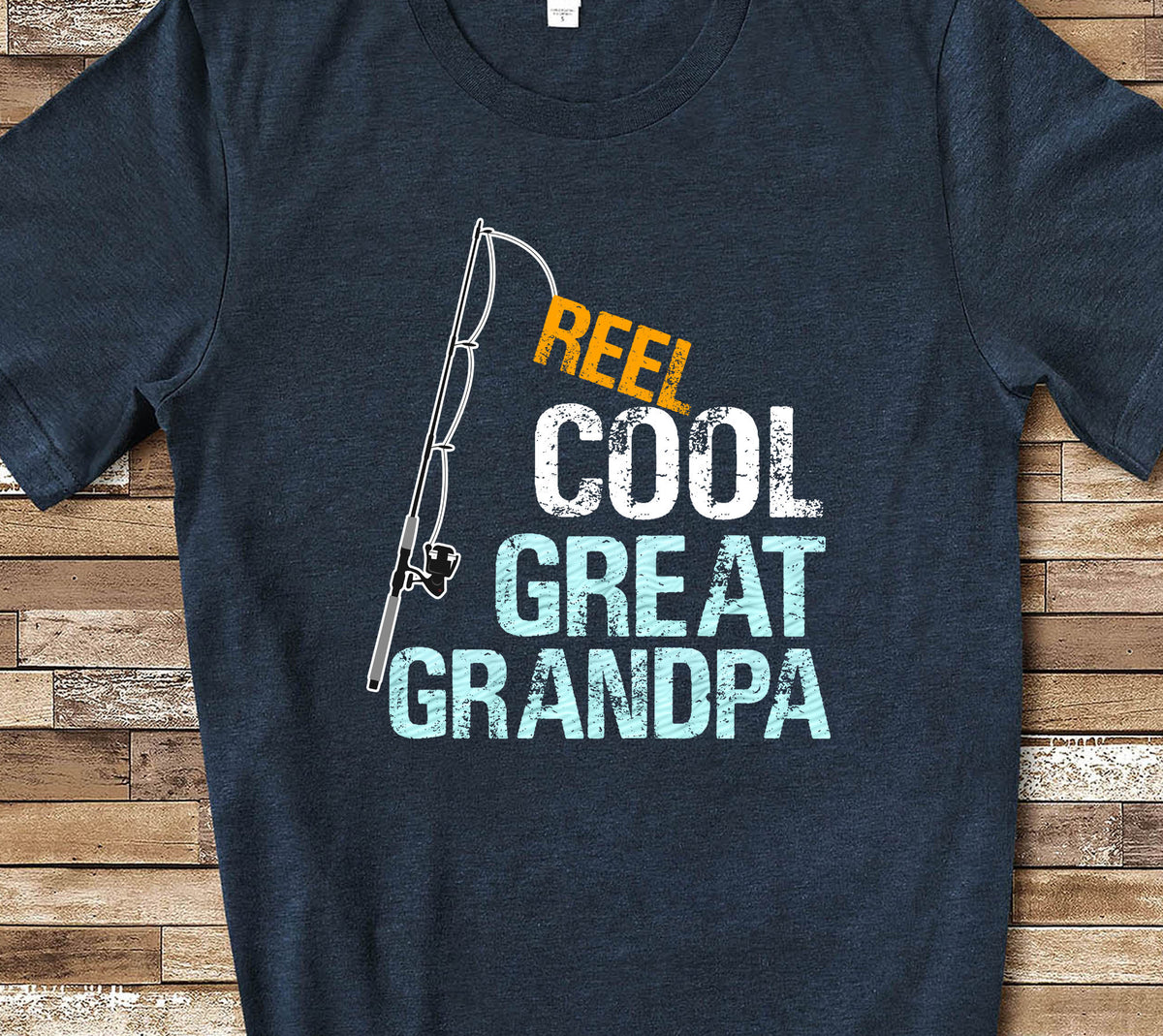 Reel Cool Great Grandpa Shirt Tshirt Great Grandpa Gift from Granddaughter Grandson Birthday Christmas Fathers Day Gifts for Great Grandpa Graphic Tee – Aesthetic Look · Great Gift For Fans