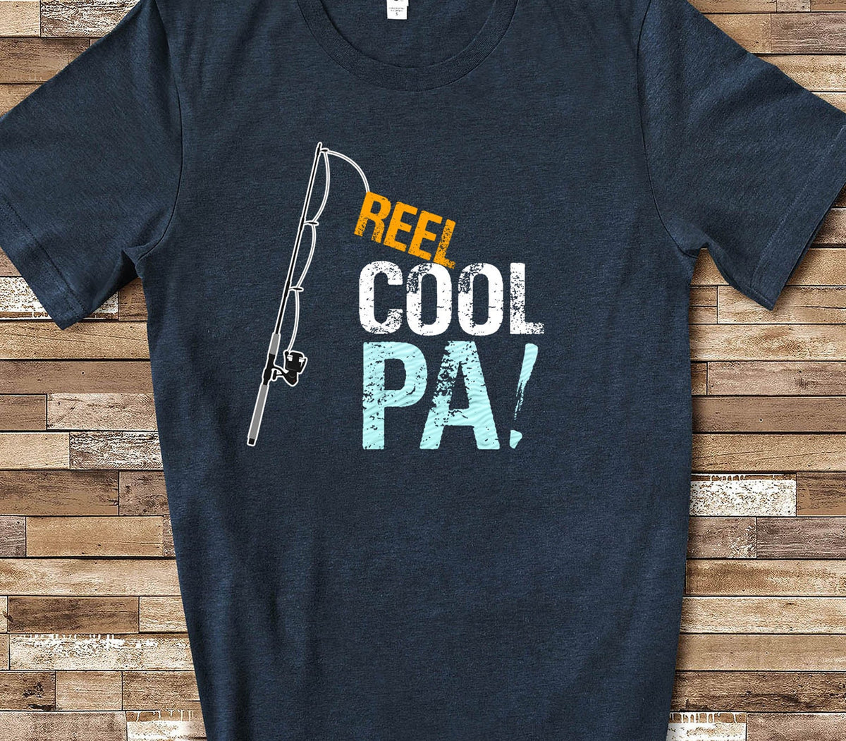Reel Cool Pa Funny Grandpa Shirt for Men Great for Grandfather Grandparents Gifts Father39s Day Birthday or Christmas Gift Ideas for Pa Graphic Tee – Feel-Good Design · Perfect For Daily Wear