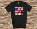 Proud American Welder Shirt Welder Gift for Men for Women Great Birthday Christmas or Father39s Day Gift for Welding Father or Grandfather Graphic Tee – Everyday Comfort · Top Pick For Any Outfit