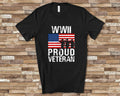 Proud World War II Veteran Shirt Veteran Gift for Military Vet Men Women Combat Veteran Great for Veterans Day Shirt or Memorial Day Shirt Graphic Tee – Everyday Comfort · Perfect For Daily Wear
