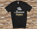 Awesome Nonno Shirt Tshirt Nonno Gift from Granddaughter Grandson Fathers Day Birthday Christmas Grandparent Gifts for Nonno Graphic Tee – Warm & Stylish · High-Quality Print