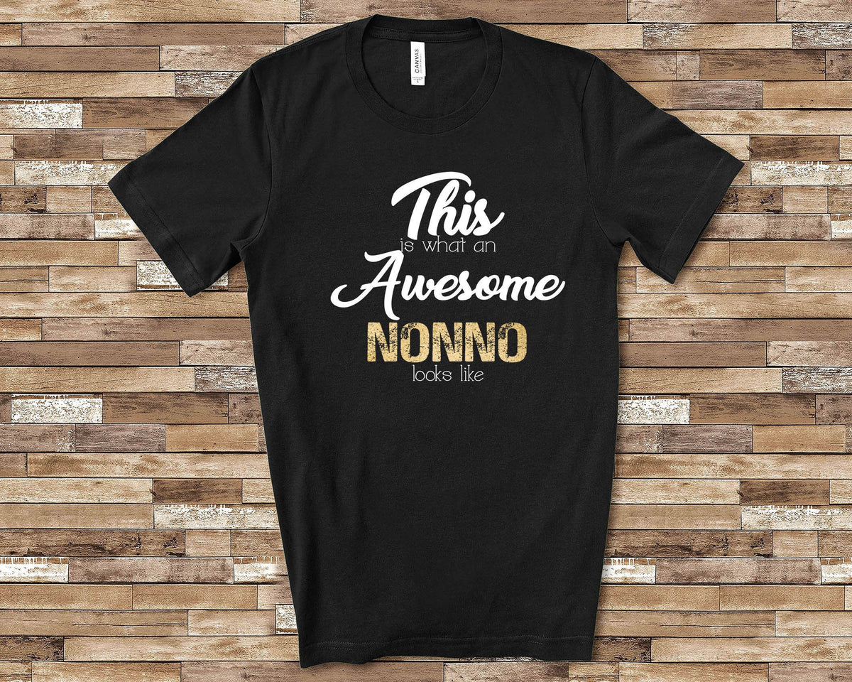 Awesome Nonno Shirt Tshirt Nonno Gift from Granddaughter Grandson Fathers Day Birthday Christmas Grandparent Gifts for Nonno Graphic Tee – Warm & Stylish · High-Quality Print