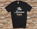 Awesome Papa Shirt Tshirt Papa Gift from Granddaughter Grandson Fathers Day Birthday Christmas Grandparent Gifts for Papa Graphic Tee – Feel-Good Design · Must-Have Style