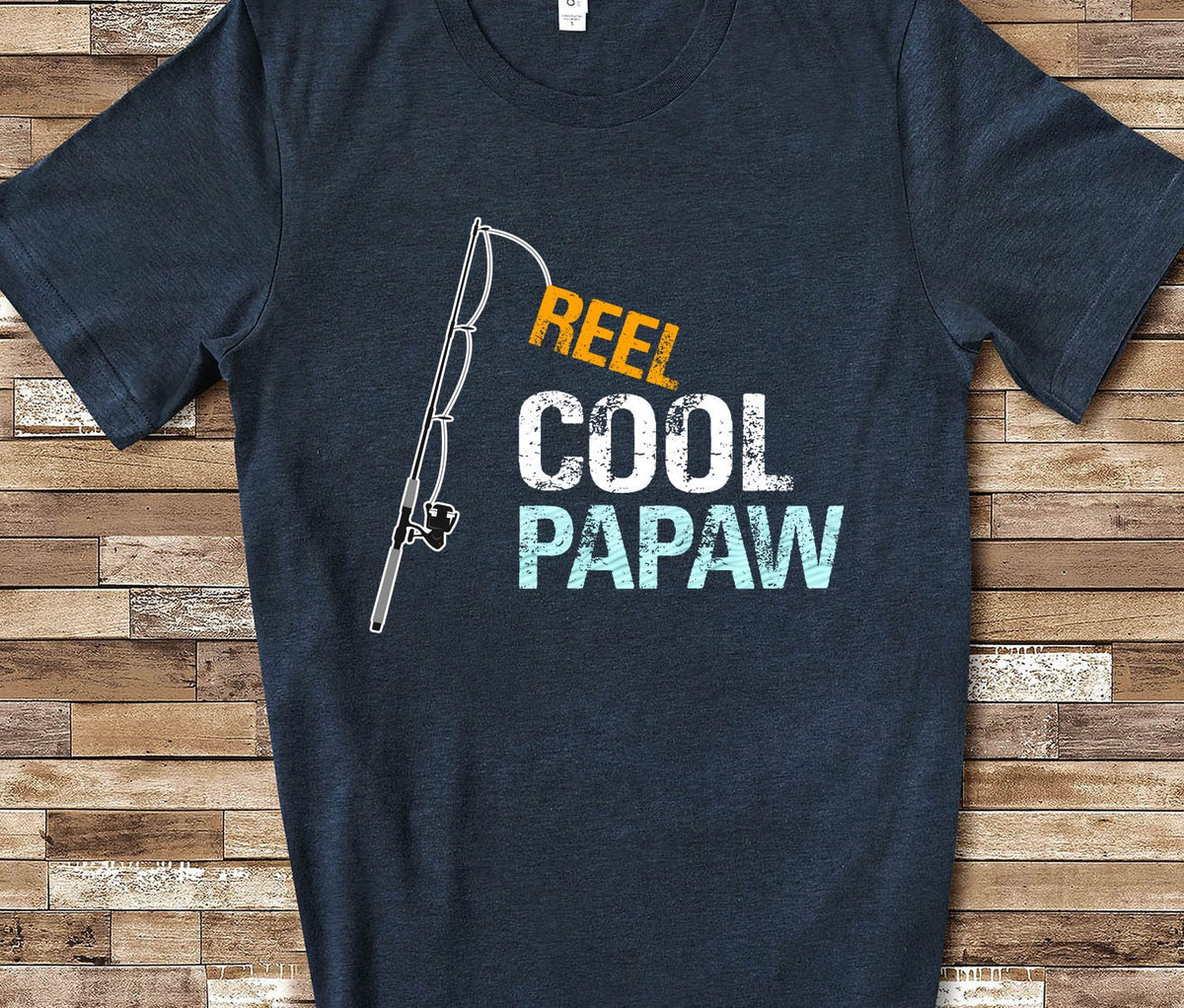 Reel Cool Papaw Shirt Tshirt Papaw Gift from Granddaughter Grandson Birthday Christmas Fathers Day Gifts for Papaw Graphic Tee – Premium Graphic · Great Gift For Fans