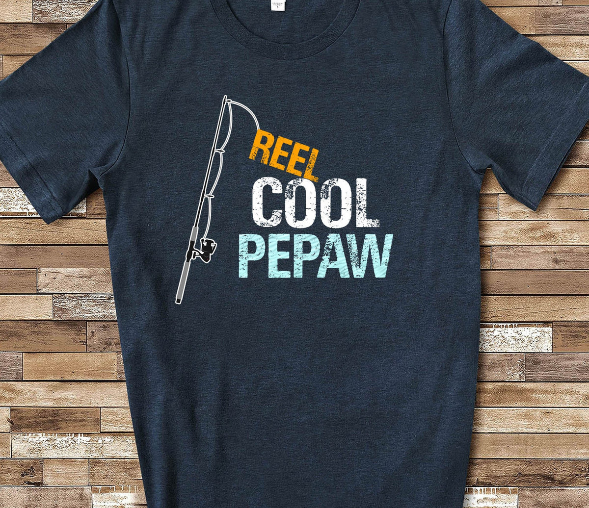 Reel Cool Pepaw Shirt Tshirt Pepaw Gift from Granddaughter Grandson Birthday Fathers Day Grandparent Gifts for Pepaw Graphic Tee – Easygoing Wear · Top Pick For Any Outfit
