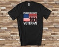 Proud Military Veteran Patriotic Red White Blue US Flag TShirt Army Navy Air Force Marines Gifts Graphic Tee – Cozy Vibes · Trending Graphic Apparel
