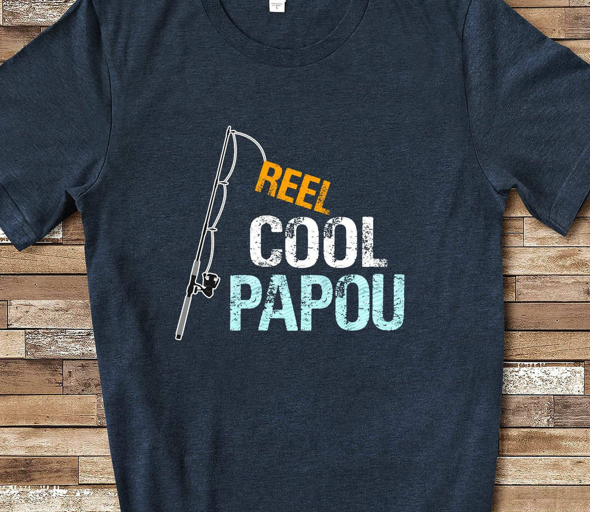 Reel Cool Papou Shirt Tshirt Papou Gift from Granddaughter Grandson Birthday Christmas Fathers Day Gifts for Papou Graphic Tee – Aesthetic Look · Perfect For Daily Wear