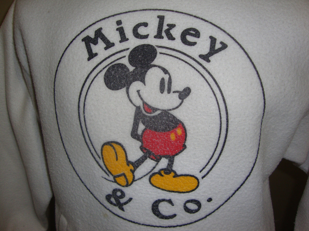 Vintage 9039s Walt Disney Mickey Mouse Button Crew Neck Sweatshirt Size M Sweatshirt – Bold Style · High-Quality Print