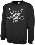 Cat Gifts For Kids Girls Childs Funny Crazy Cat Girl Gift Jumper Sweatshirt Tee Cat Lover Sweatshirt – Feel-Good Design · Top Pick For Any Outfit