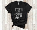 Rockin This Amma Life Tshirt Gift for Grandmother Funny Amma Shirt Grandmother Birthday Mother39s Day Gifts for Amma Graphic Tee – Aesthetic Look · Trending Graphic Apparel