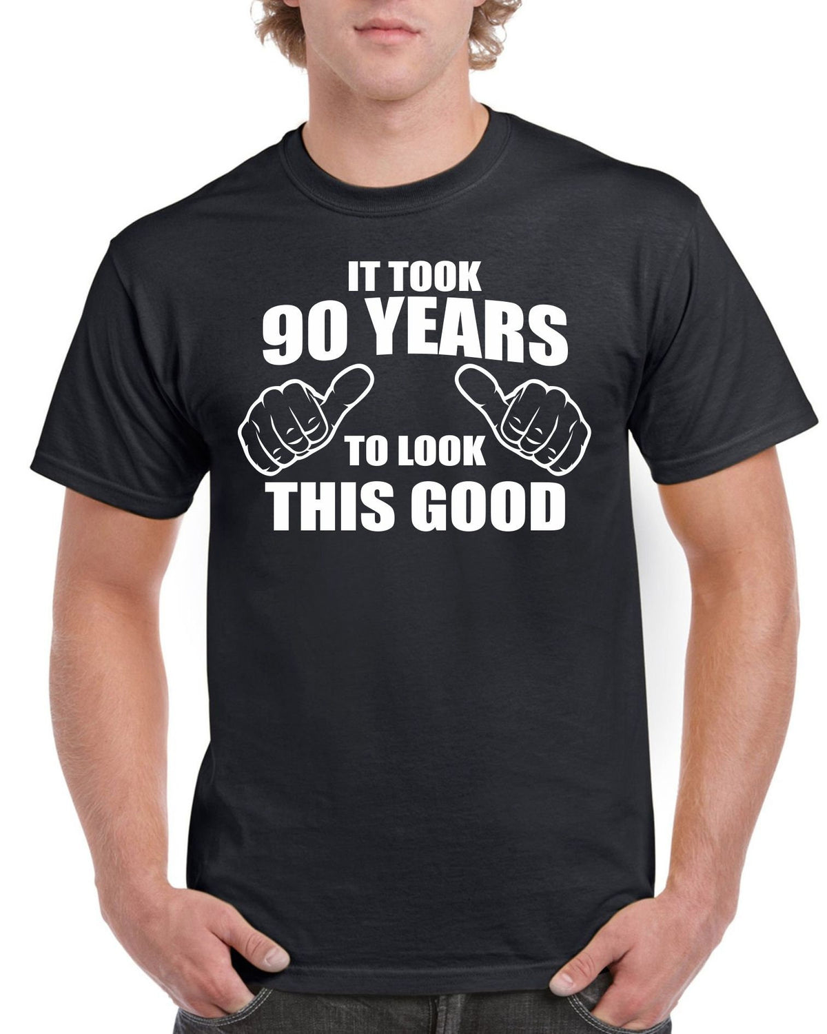 90th Birthday TShirt Gift For Dad 1934 It Took 90YearOld To Look This Good Men39s Cotton Tee Graphic Tee – Fan Favorite · Must-Have Style