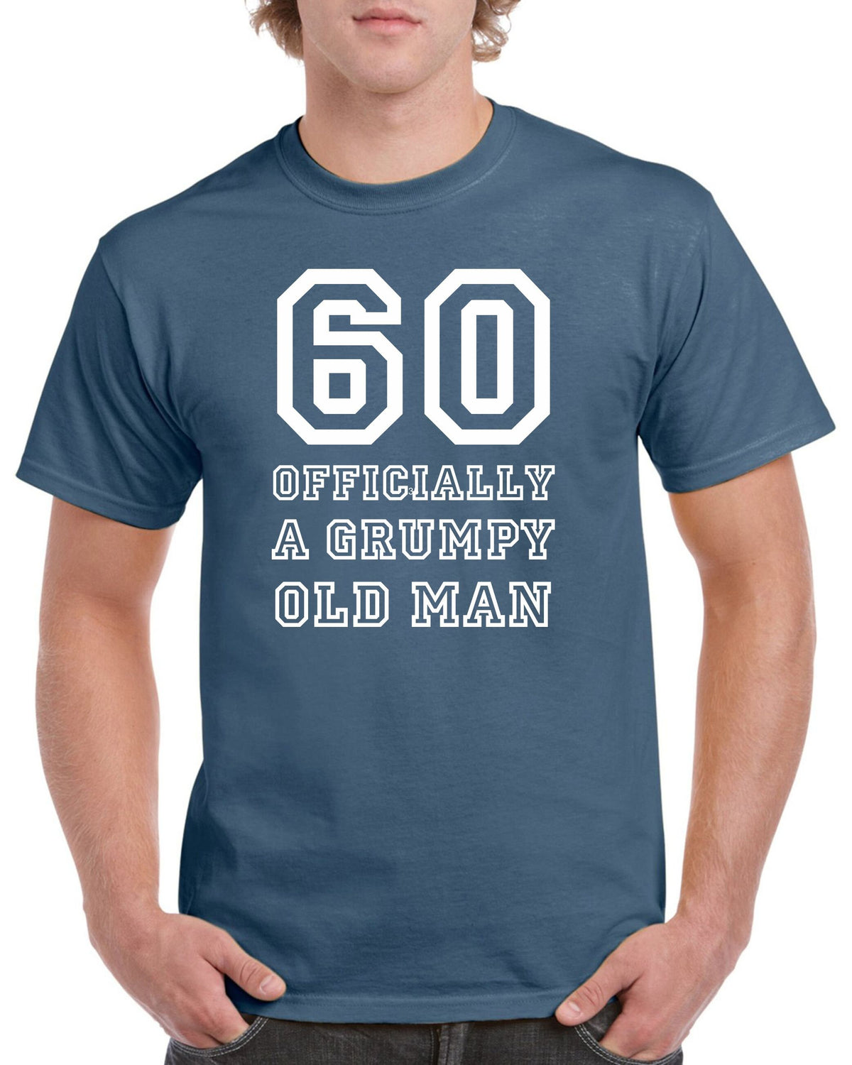 Mens 60th Birthday T Shirt Top Shirt Gift Present Sixty 60 Years Old Offically A Grumpy Old Man Funny Tee Graphic Tee – Warm & Stylish · Trending Graphic Apparel