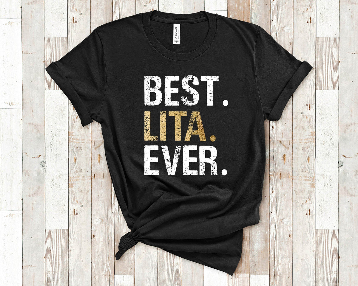 Best Lita Shirt Mexican Grandmother Gift from Granddaughter Grandson Birthday Mother39s Day Christmas Gifts for Lita Grandma Graphic Tee – Soft Feel · Top Pick For Any Outfit