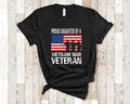 Proud Daughter of a Vietnam War Veteran Family Shirt for Father Daughter Matching Memorial Day or Veterans Day Tshirt Graphic Tee – Cozy Vibes · Trending Graphic Apparel