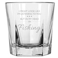 Funny Fishing Rocks Glass Fishing Gift Fisherman Gift Fishing Birthday Present Fisherman Whiskey Tumbler In My Head I39m Fishing Graphic Tee – Everyday Comfort · Perfect For Daily Wear