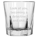 Detective Rocks Glass Private Detective Gift Investigator Present Becoming A Detective And Shit Whiskey Tumbler Graphic Tee – Warm & Stylish · Top Pick For Any Outfit