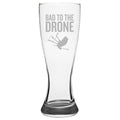 Funny Bagpipes Beer Glass Bagpiper Gift Idea Bagpipes Present Bad To The Drone Pilsner Glass Tote Bag – Easygoing Wear · High-Quality Print