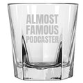 Podcaster Gift Podcast Rocks Glass Podcast Gifts Funny Podcaster Present Whiskey Tumbler Almost Famous Podcaster Graphic Tee – Cozy Vibes · Perfect For Daily Wear