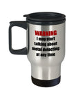 Metal Detecting Travel Mug Metal Detector Gift Metal Detectorist Present I May Start Talking About Metal Detecting Graphic Tee – Feel-Good Design · High-Quality Print