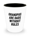Funny Grandpa Shot Glass Grandfather Gift Idea Father39s Day Gift For Grandpa You39re The Best Grandpa Grandpas Are Dads Without Rules Graphic Tee – Premium Graphic · Top Pick For Any Outfit