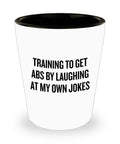 Funny Dad Shot Glass Dad Gift Idea Dad Joke Present Father39s Day Gift Father39s Birthday Present Training To Get Abs Graphic Tee – Bold Style · Trending Graphic Apparel
