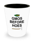 Farming Shot Glass Farmer Gift Farmer Present Agronomy Present Agronomist Gift Agriculture Gift GMOS Before Hoes Graphic Tee – Easygoing Wear · Must-Have Style