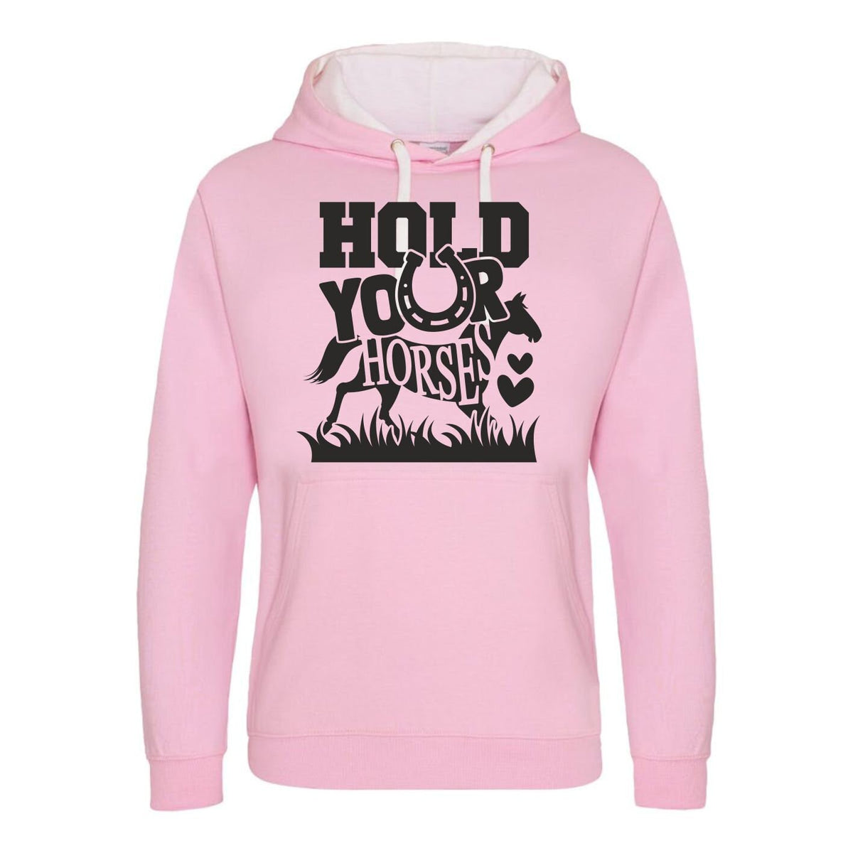 Horse Riding Hoodie Hold Your Horses Equestrian Hoody Horse Jumping Hoodie Pony Farm Hoodie – Aesthetic Look · Top Pick For Any Outfit
