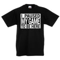 Gaming TShirt for Boys Kids Girls Youths Computer Gamer Cotton Tee Gamers I Paused My Game To Be Here Graphic Tee – Fan Favorite · Trending Graphic Apparel