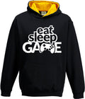 Gaming Hoodie Eat Sleep Game Kids Retro Gaming Hooded Sweatshirt for Travel College Festival Gift for Gamers Friends Dad Hoodie – Everyday Comfort · Top Pick For Any Outfit