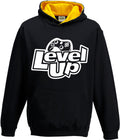 Gaming Hoodie Level Up Kids Retro Gaming Hooded Sweatshirt for Travel College Festival Gift for Gamers Friends Dad Hoodie – Feel-Good Design · Trending Graphic Apparel