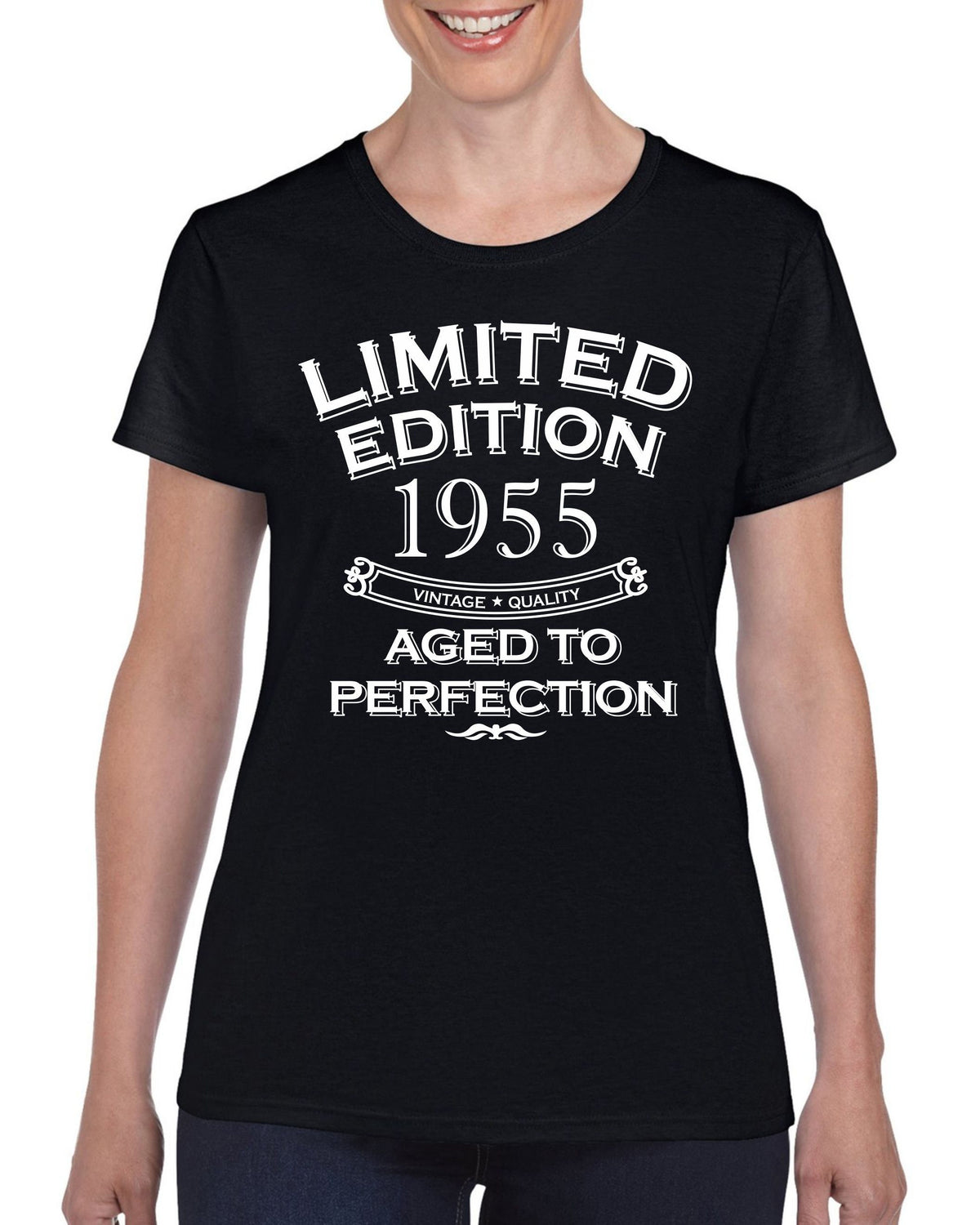 Womens 70 th Birthday T Shirt Top Shirt Retirement Gifts Sixty Six Limited Edition Year 1955 Aged To Perfection 70th Birthday Gift For Her Graphic Tee – Soft Feel · Must-Have Style