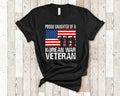 Proud Daughter of a Korean War Veteran Family Shirt for Father Daughter Matching Memorial Day or Veterans Day Tshirt Graphic Tee – Premium Graphic · Must-Have Style