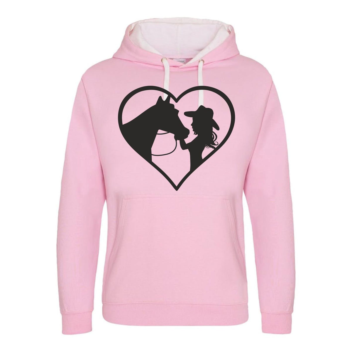 Horse Riding Hoodie Love Heart Cowgirl Equestrian Hoody Horse Jumping Hoodie Pony Farm Hoodie – Cozy Vibes · Great Gift For Fans