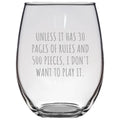 Funny Board Games Gift Stemless Wine Glass Tabletop Games Gift 30 Pages Of Rules And 500 Pieces Board Game Lover Present Graphic Tee – Easygoing Wear · Trending Graphic Apparel
