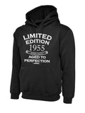 68th Birthday Gifts Limited Edition 1955 Aged To Perfection Hoody Hoodie Hooded Sweatshirt 68th Gifts 68th Presents Hoodie – Fan Favorite · High-Quality Print
