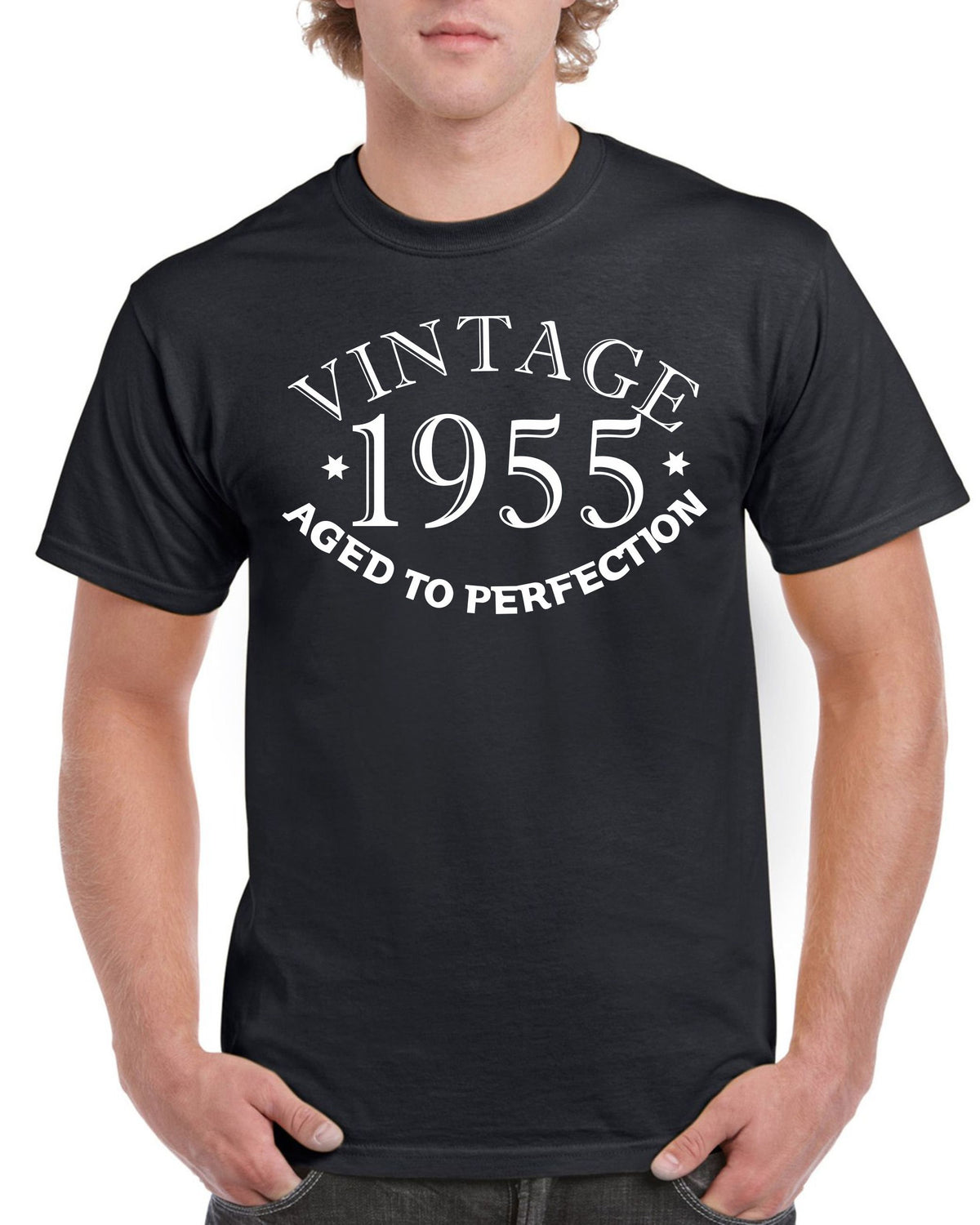 70th Birthday Gift T Shirt Top Shirt Present Sixty Seven Vintage Year 1955 Aged To Perfection Funny 70 Years Old Tee Graphic Tee – Everyday Comfort · High-Quality Print