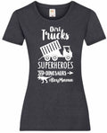 Mothers Day Gifts Gift For Mum Dirt Trucks Superheroes BoyMama Ladyfit Heather TShirt Gifts For Mum Gifts For Mam Mothers Day Gift Graphic Tee – Fan Favorite · Top Pick For Any Outfit
