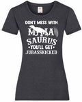 Mothers Day Gifts Gift For Mum Dont Mess With Mama Saurus Ladyfit Heather TShirt Gifts For Mum Gifts For Mam Mothers Day Gift Graphic Tee – Aesthetic Look · Top Pick For Any Outfit