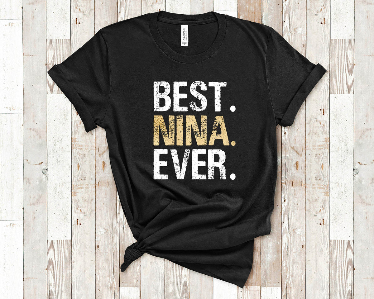 Best Nina Shirt for Mexican Spanish Godmother Birthday Mother39s Day Christmas Gifts Graphic Tee – Fan Favorite · Great Gift For Fans
