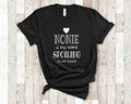 Nonie Is My Name Spoiling Is My Game Funny Shirt Gifts for Grandmother Best Gift Idea for Birthday Christmas or Mother39s Day Graphic Tee – Aesthetic Look · Perfect For Daily Wear